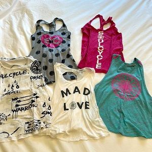 Soulcycle workout top bundle! 5 tops included